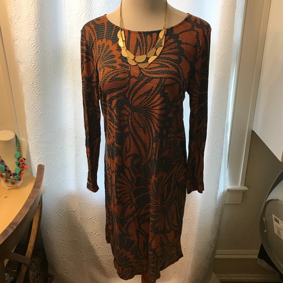BCBGMaxAzria Dresses & Skirts - Noely BCBG Copper Printed Dress BCBGMaxAzria Dresses & Skirts - Noely BCBG Copper Printed Dress